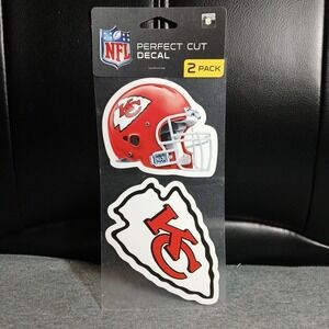 Chiefs Decals Set Of Two New In Package!